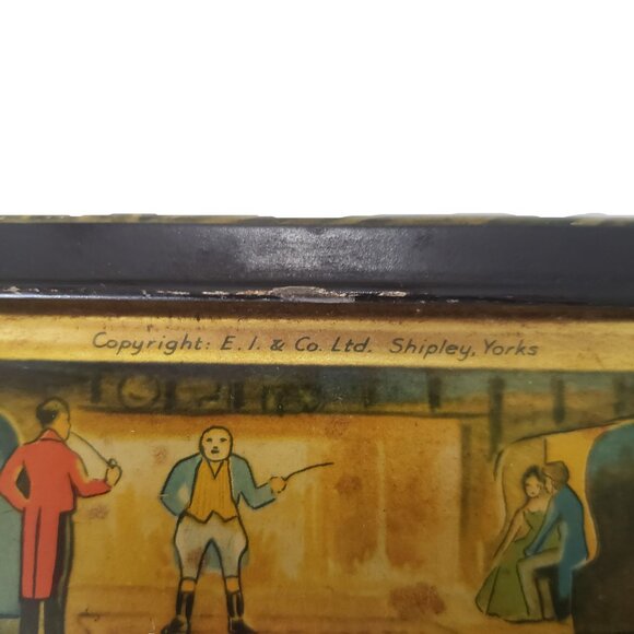 Vintage Tin Box Dulcet Confectionary English Lithograph Ad - Picture 8 of 16